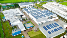 Solar panel installation, Tetra Pak site. Image: Tetra Pak